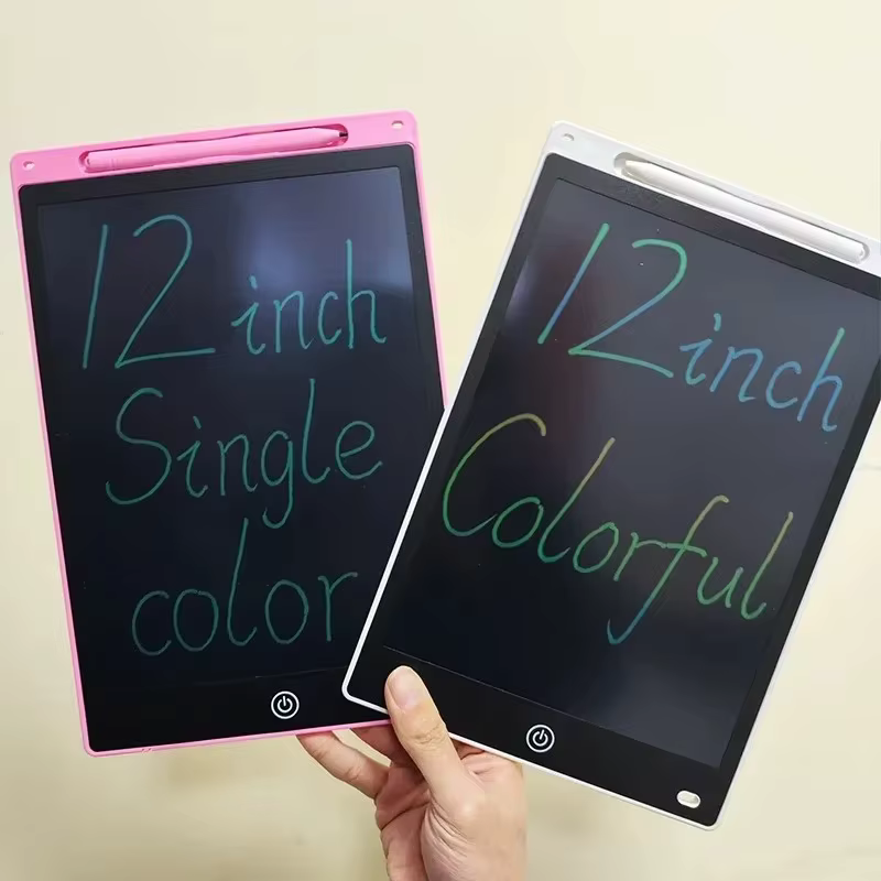 Tablette d'écriture LCD pour enfants, planche à dessin, graffiti pour enfants, jouets sub, écriture manuscrite, tableau noir, planche à dessin magique, cadeau jouet pour enfant, 10 pouces, 12 pouces