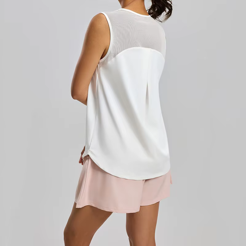 T-shirt de sport sans manches pour femme