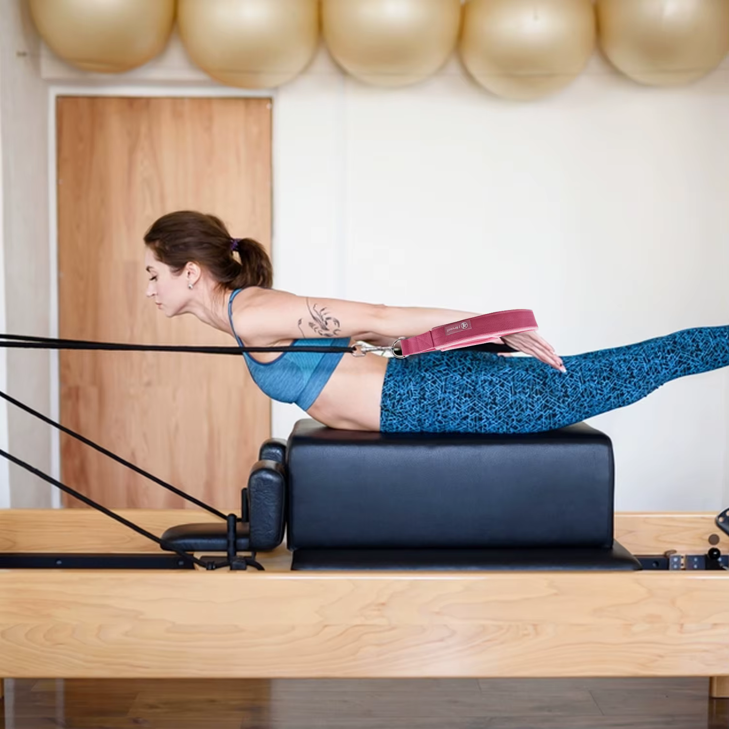 Sangles de Pilates à Double Boucle pour Réformer le Fitness