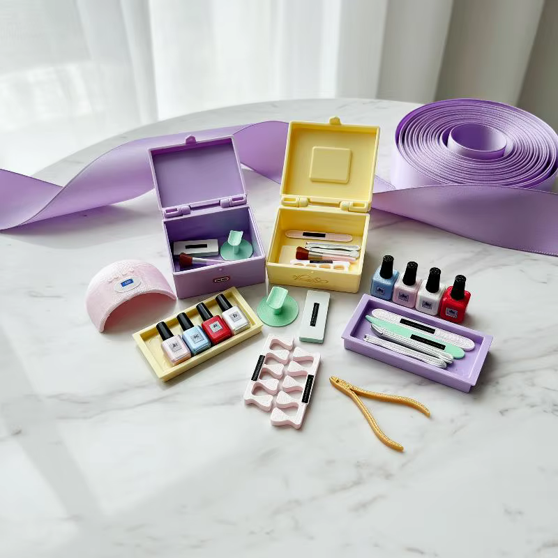 1 ensemble complet d'accessoires d'outils de manucure pour maison de poupée, parfait pour le jeu d'imitation, collection de décoration pour maison de poupée