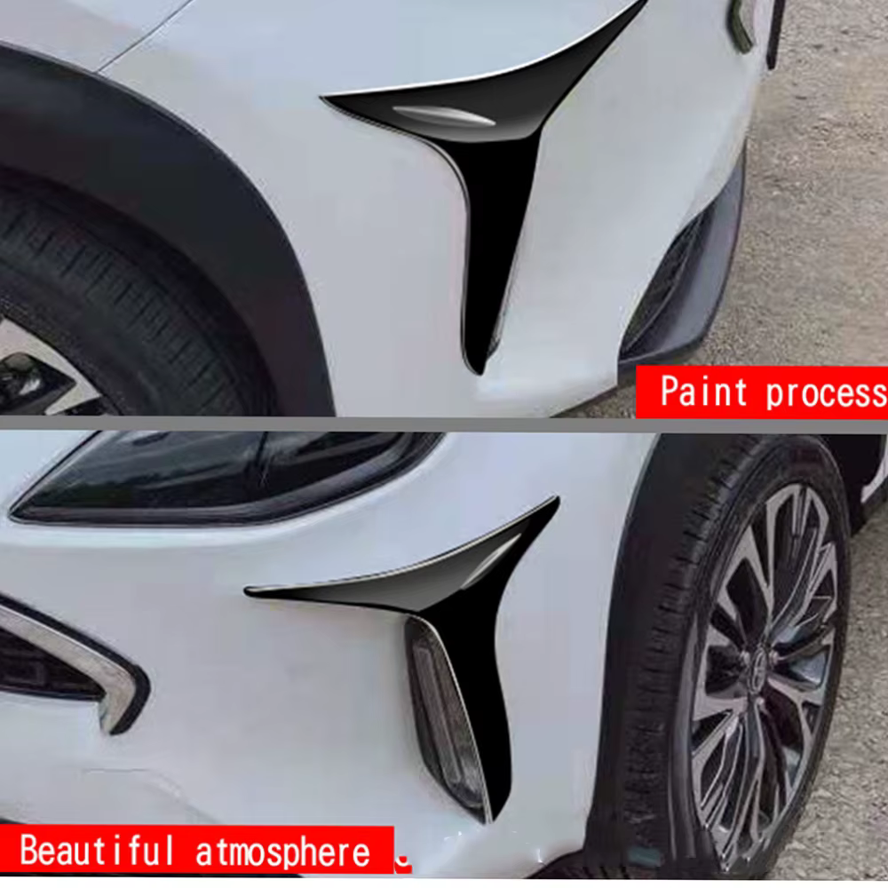Garniture de couverture de phares antibrouillard chromés pour Toyota Yadditif Cross, pare-chocs avant, accessoires de voiture, 2021, 2022, 2023, 2024, 2 pièces