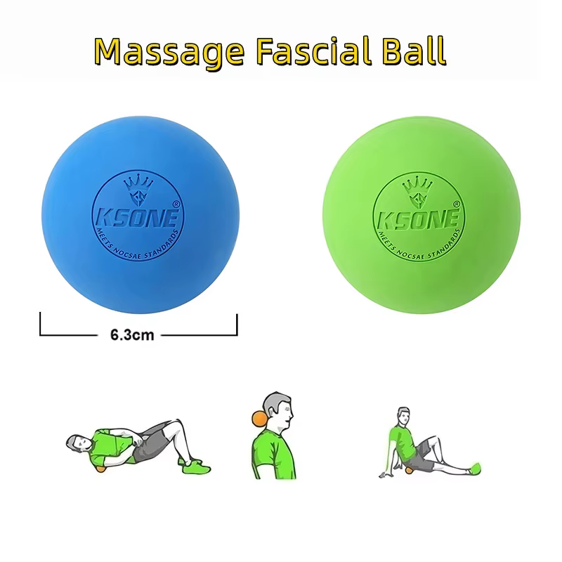 Boule de Massage Fascia en caoutchouc