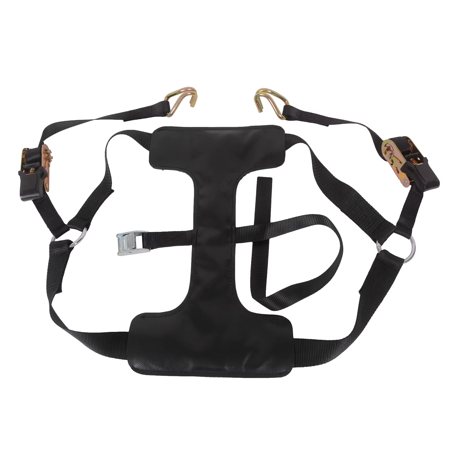 Oldbones – support de roue arrière de moto, chaînes de pneus, ceinture de harnais, sangle de remorquage, sangle noire robuste avec cliquets