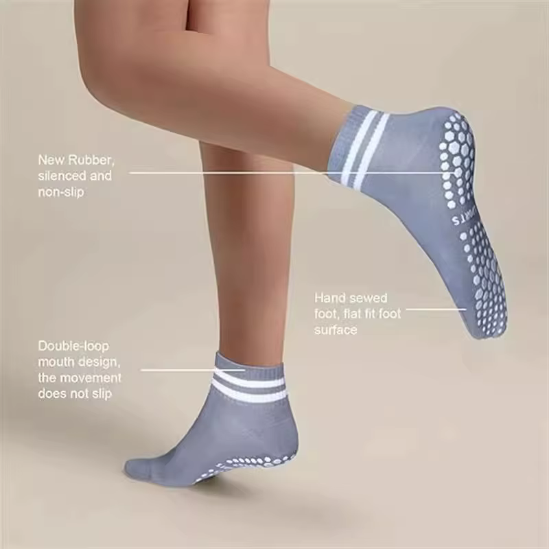 1 paire de chaussettes antidérapantes pour femmes