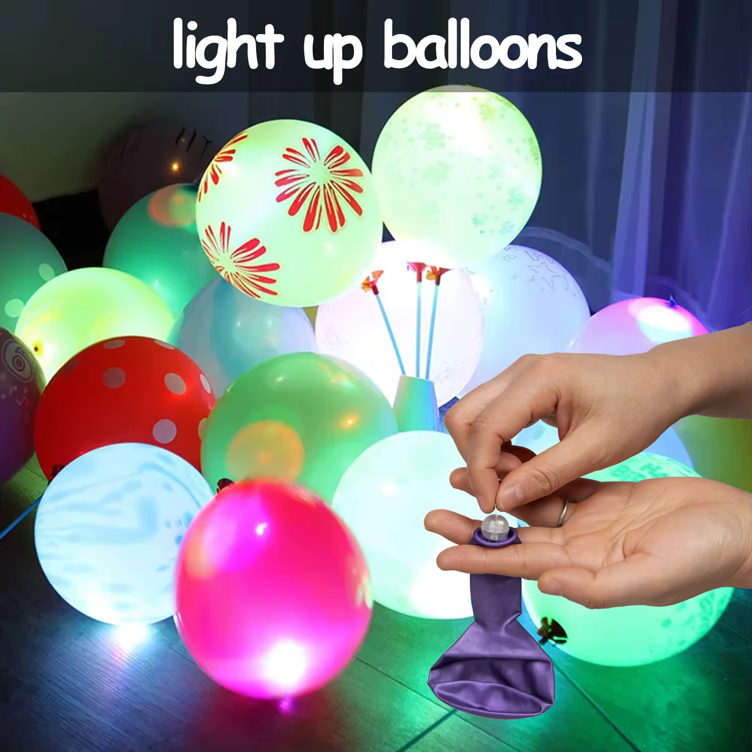 50/100/150/200/300 pièces gobelet boule ronde lumière ballon LED Flash lampes lumineuses lanterne lumière pour fête de mariage anniversaire décor