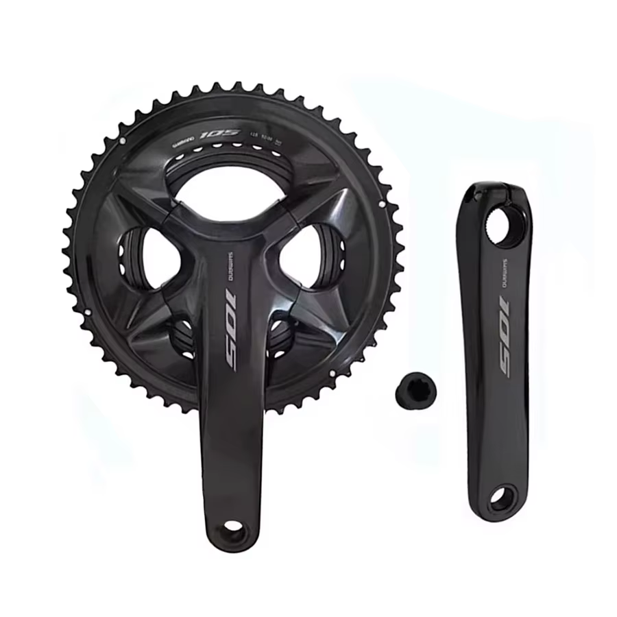 SHIMANO 105 FC-R7100 pédalier 2x12 vitesses 165MM/170MM/172.5MM 50-34T/52-36T pour pièces de vélos de route roue à chaîne 12s