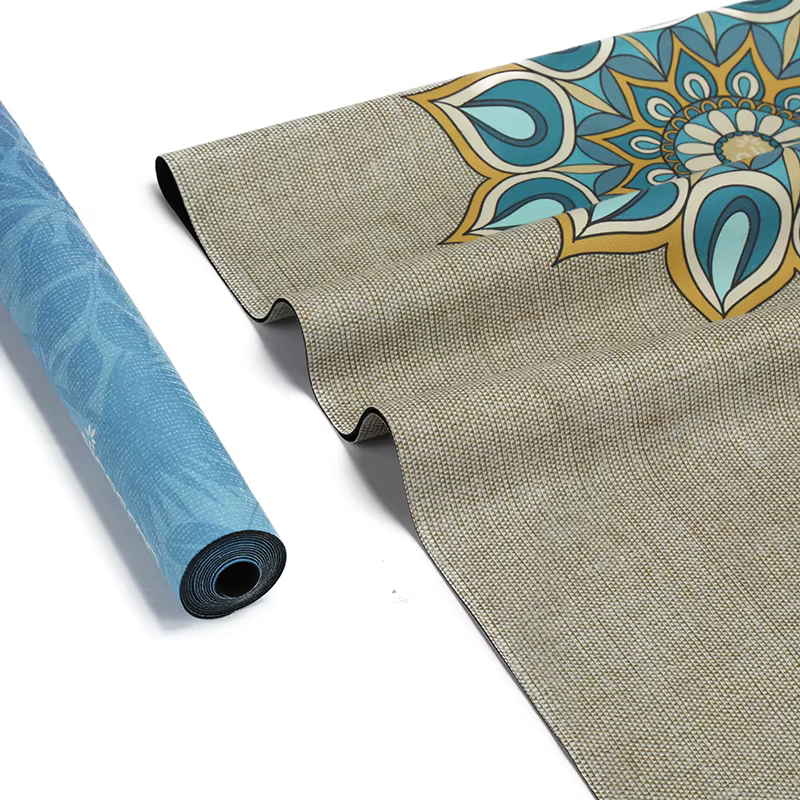 Tapis de yoga pliable biologique Surface de chanvre