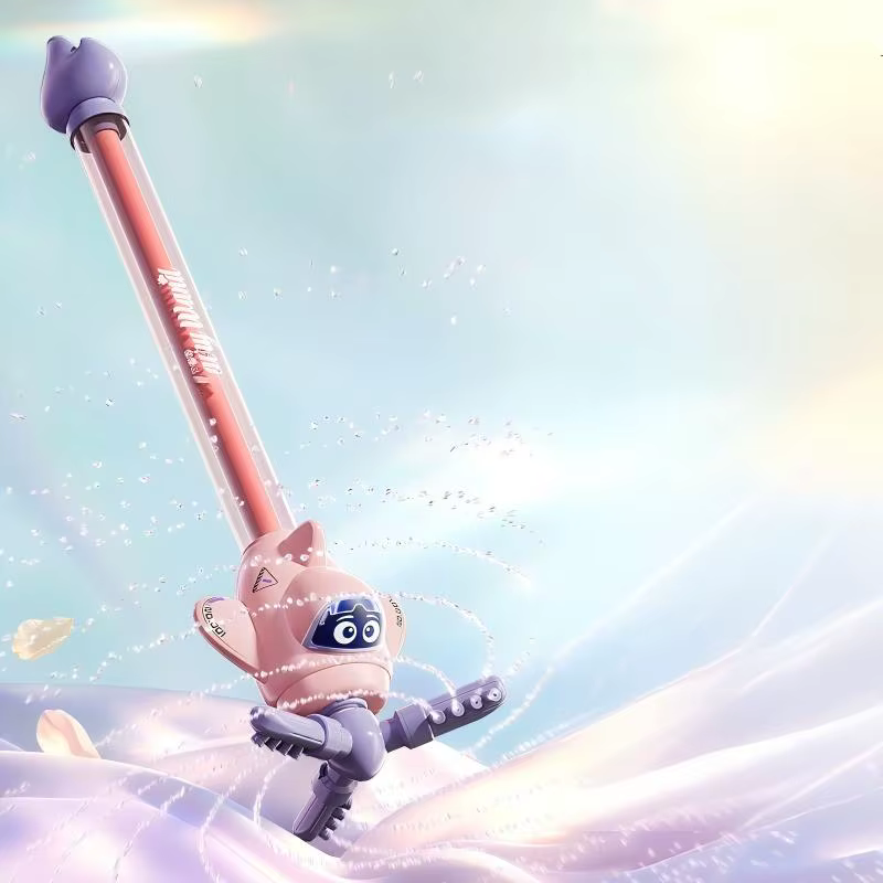 Pistolet à eau magique en forme de baguette de fée, jouet aquatique scintillant pour l'été, pour enfants et adultes, cadeau d'anniversaire, canon à eau pour bataille aquatique