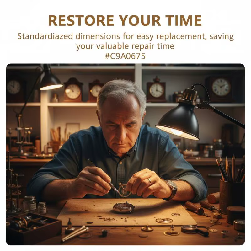 46941 46943 Roue d'équilibrage de mouvement de montre, pièce de rechange pour la réparation à long terme des montres mécaniques