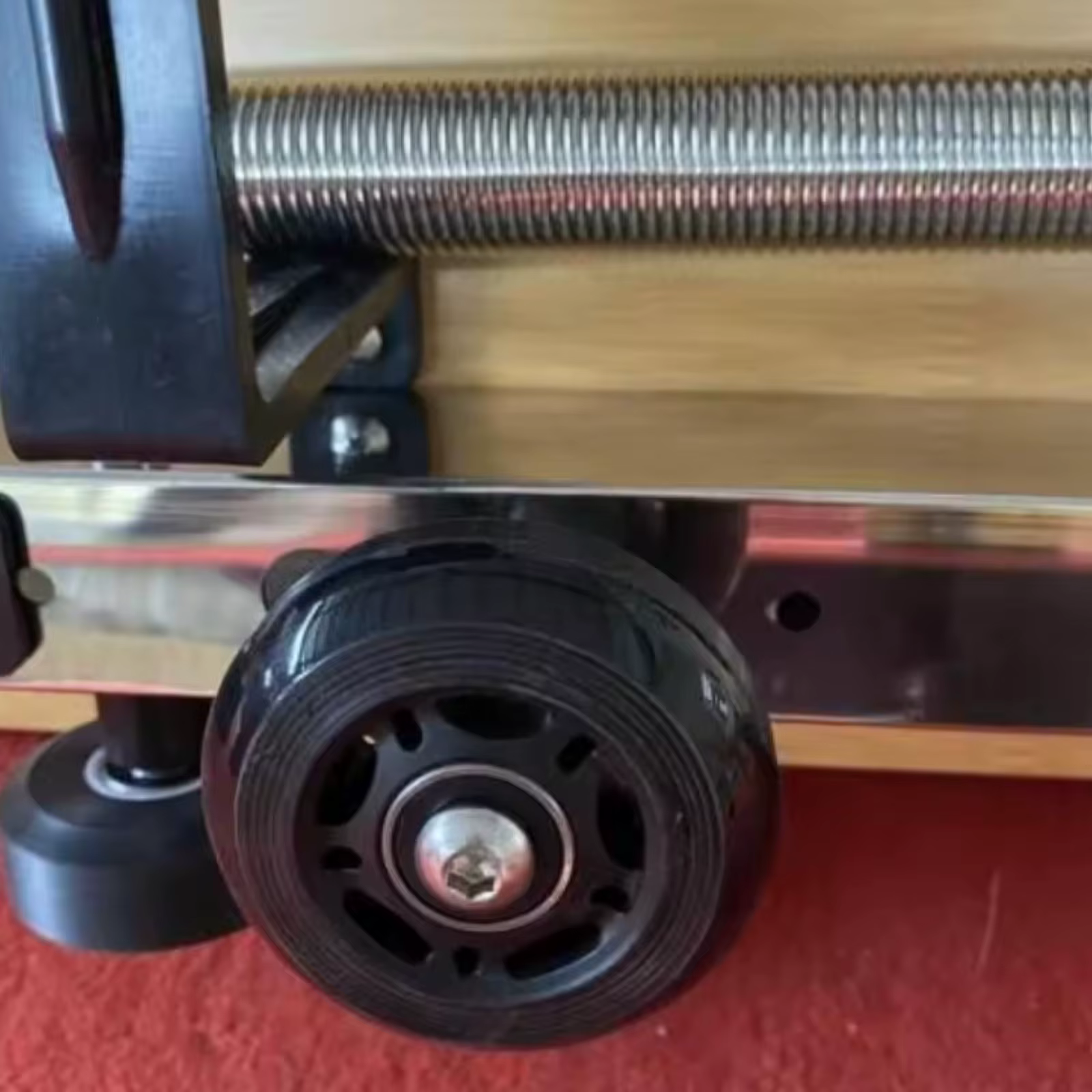 Accessoires pour Pilates Reformer : Ensemble de 4 roulettes silencieuses avec roulement pour lits et appareils