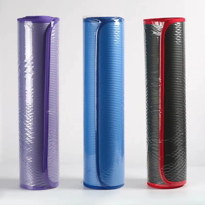 Tapis de yoga extra épais de 10 mm pour débutants