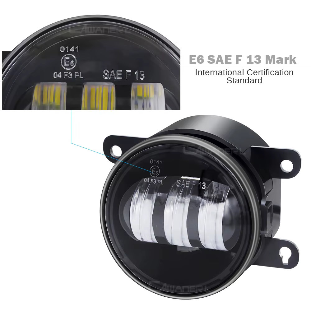2 pièces 30W H11 LED antibrouillard accessoires pour Fiat Ducato (250 _, 290 _) 2006-2023 voiture gauche + droite antibrouillard DRL style