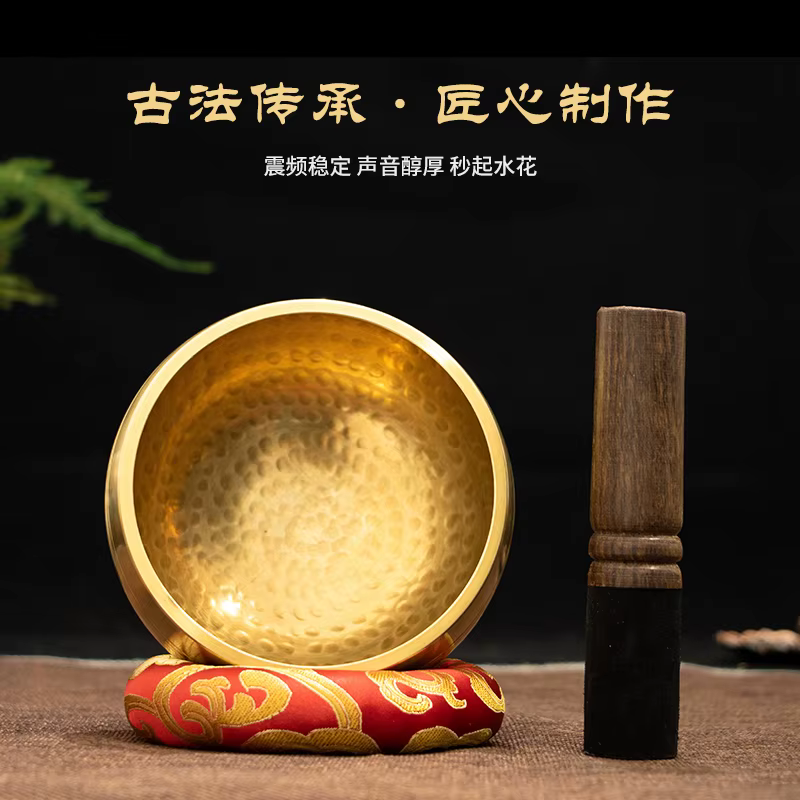 Bol sonore de bouddha fait à la main en népal
