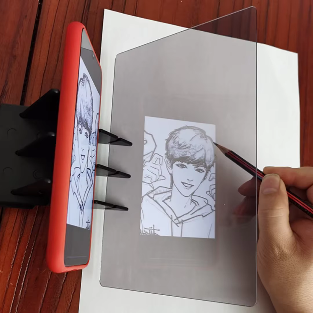 Planche à dessin optique claire, planche de traçage optique Portable, planche à dessin d'image, projecteur de dessin, planche de peinture optique