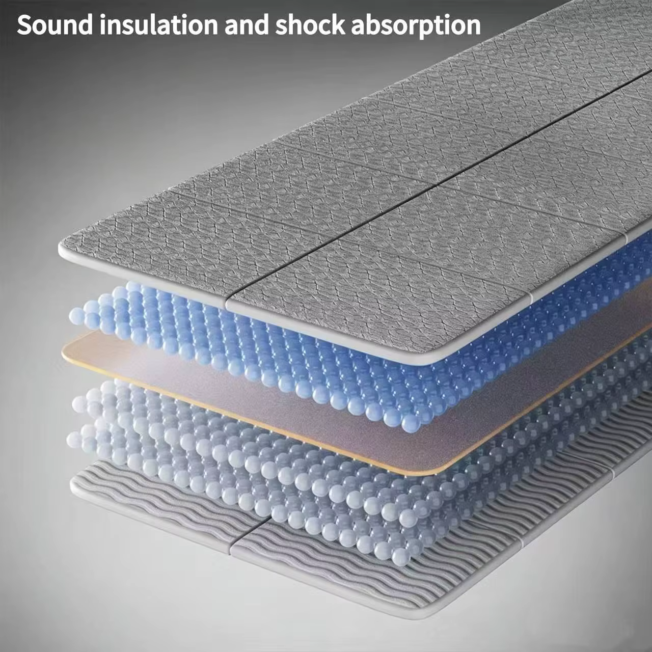Tapis de yoga pliable et léger