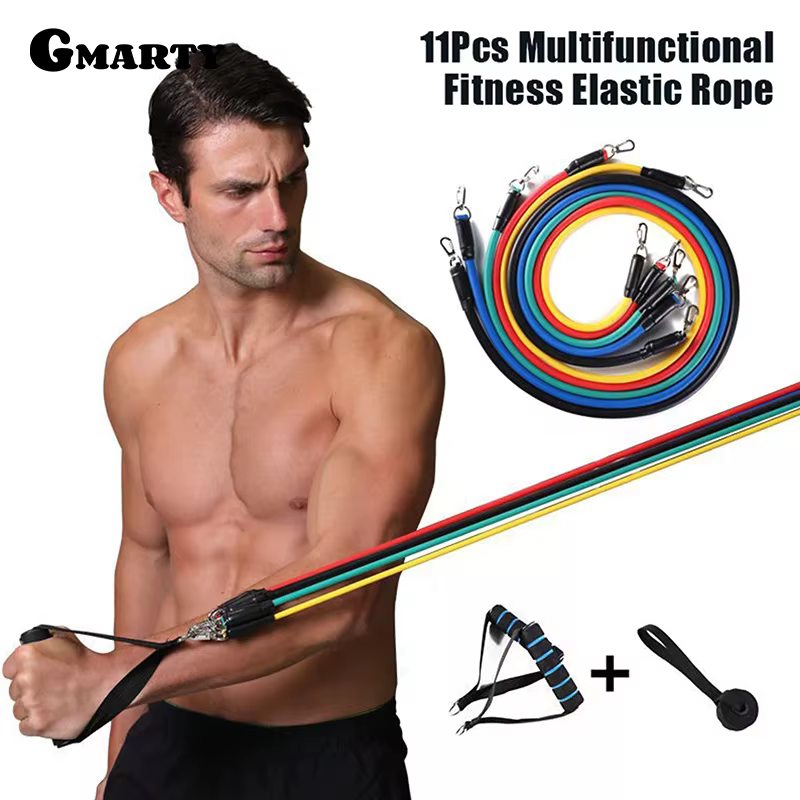 11 pièces/ensemble de sangles d'entraînement musculaire