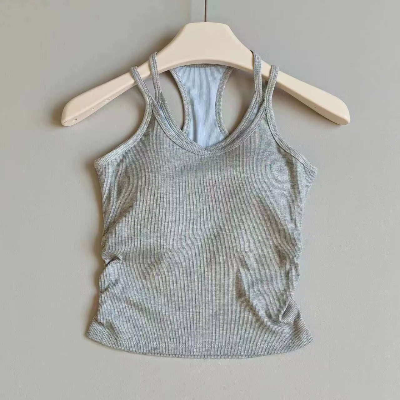 Veste de yoga avec coussinet de poitrine antichoc