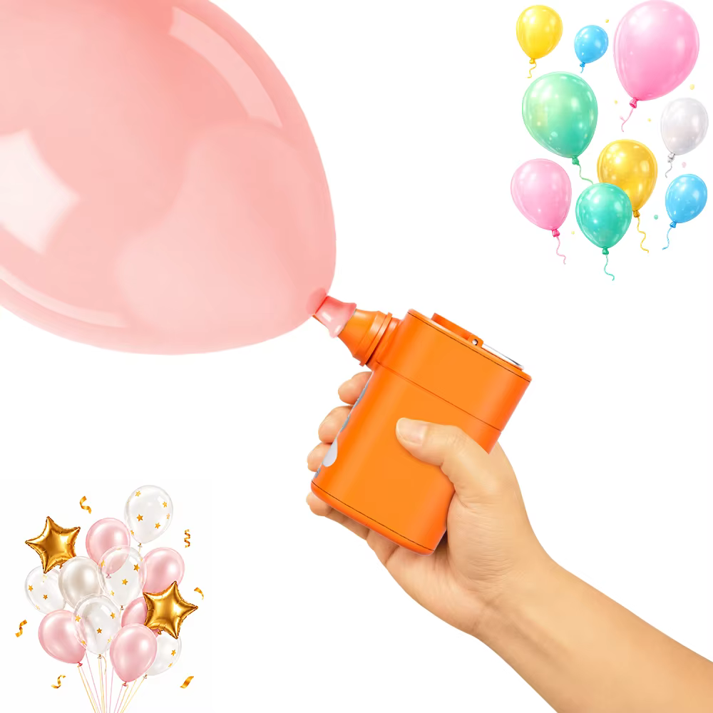 Pompe à ballons électrique, pompe à air pour ballons, gonfleur de ballons portable, souffleur pour décorations de ballons de fête d'anniversaire
