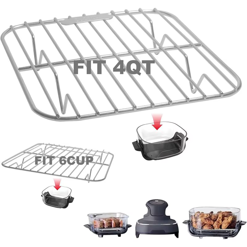 Support de cuisson M02K-2PCS pour friteuse à air Ninja Crispi FN101