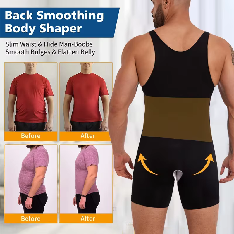 Body sans manches pour hommes