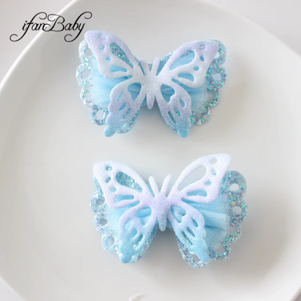 Épingles papillon mignonnes pour filles, pince à fleurs pour enfants, vêtements de sauna, accessoires pour enfants