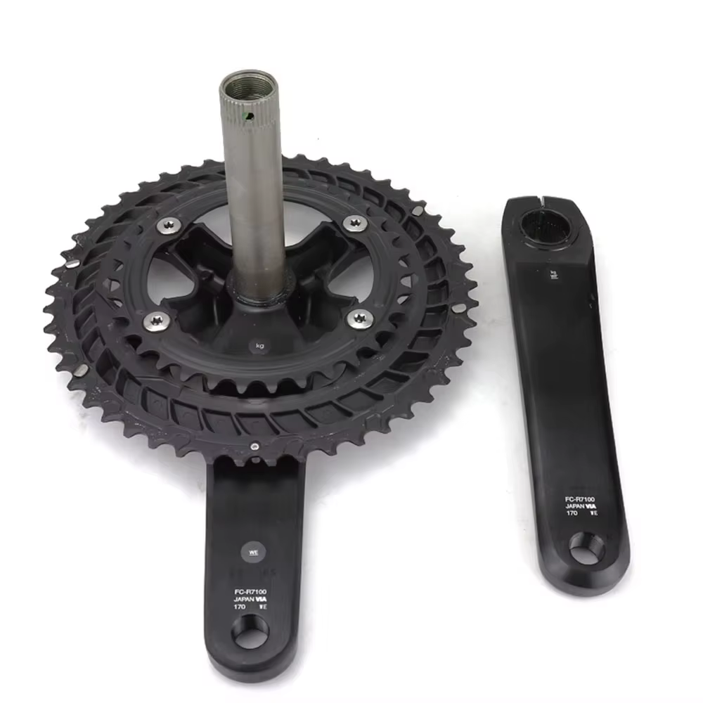 SHIMANO 105 FC-R7100 pédalier 2x12 vitesses 165MM/170MM/172.5MM 50-34T/52-36T pour pièces de vélos de route roue à chaîne 12s