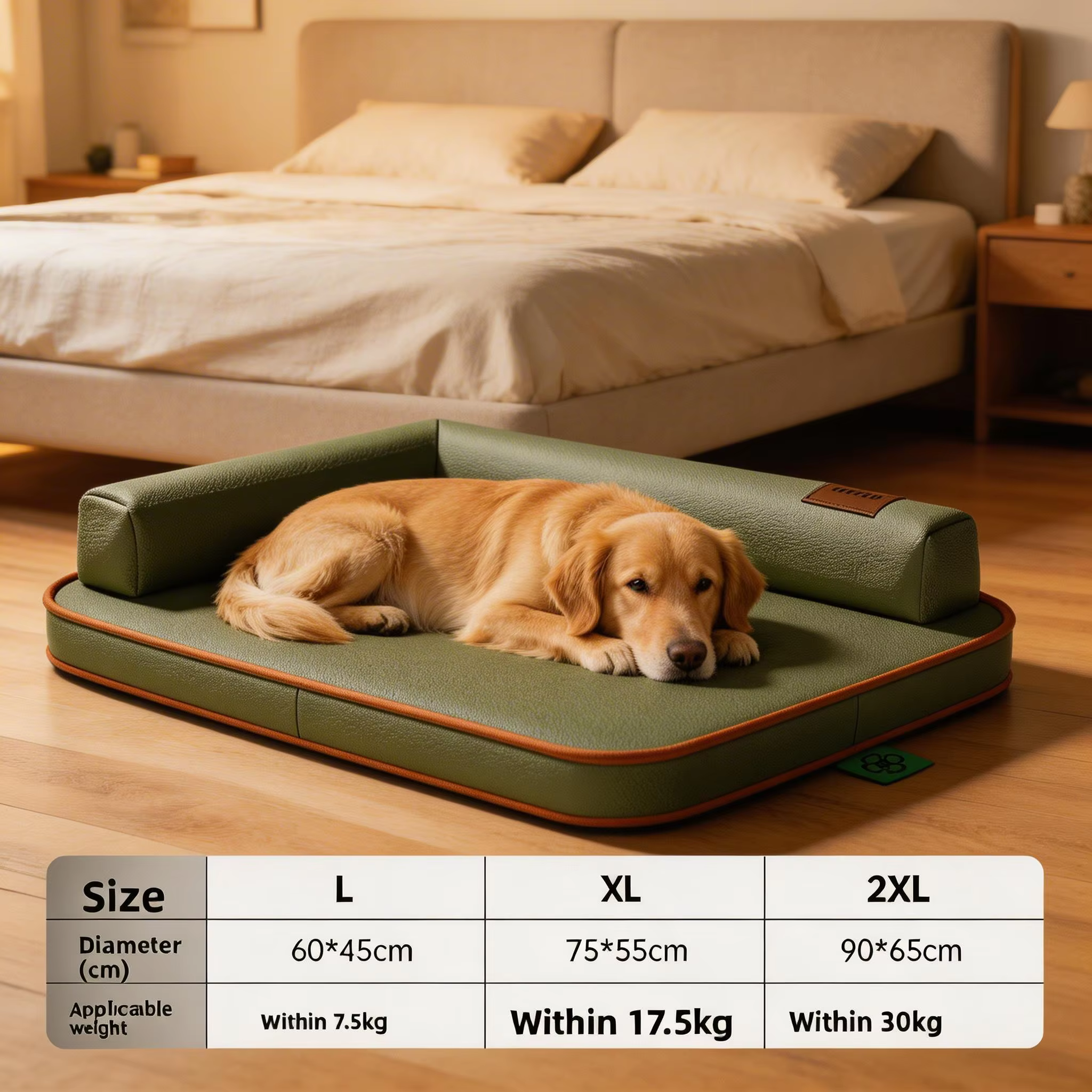 Coussin pour chien de grande taille tendance, toutes saisons, pour chiens de taille moyenne et grande, imperméable, résistant aux déchirures, lavable, avec housse amovible, pour chats