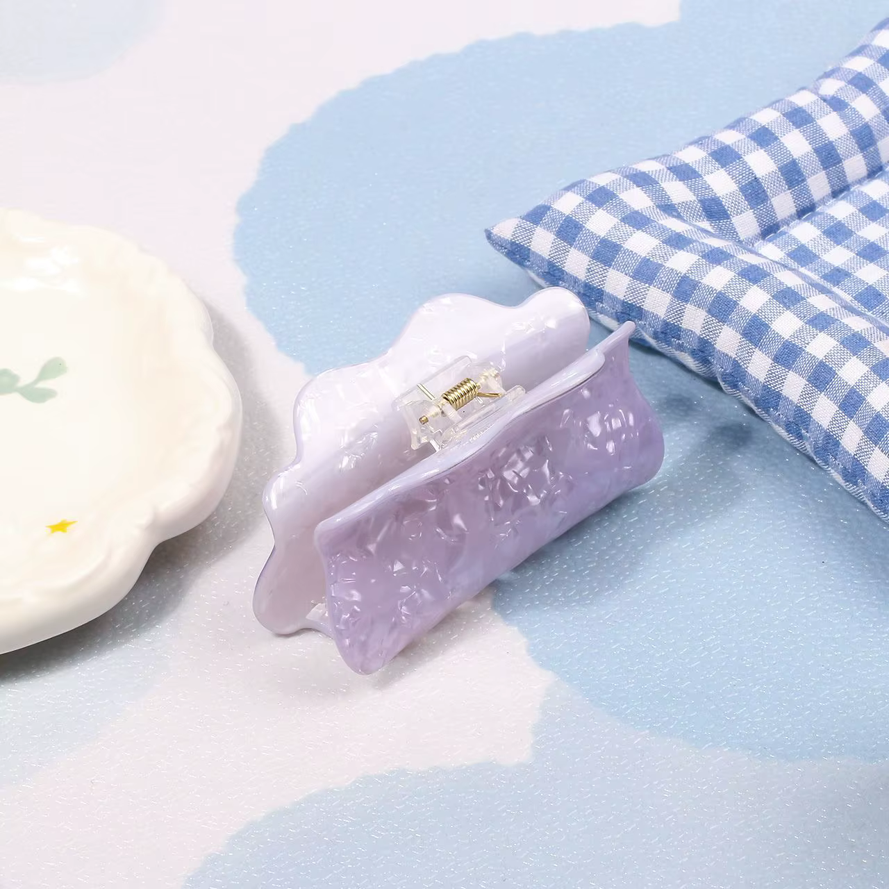 Pince à cheveux Pokémon Violet Ditto, accessoire pour l'arrière de la tête, mignon et amusant, cadeau pour amies