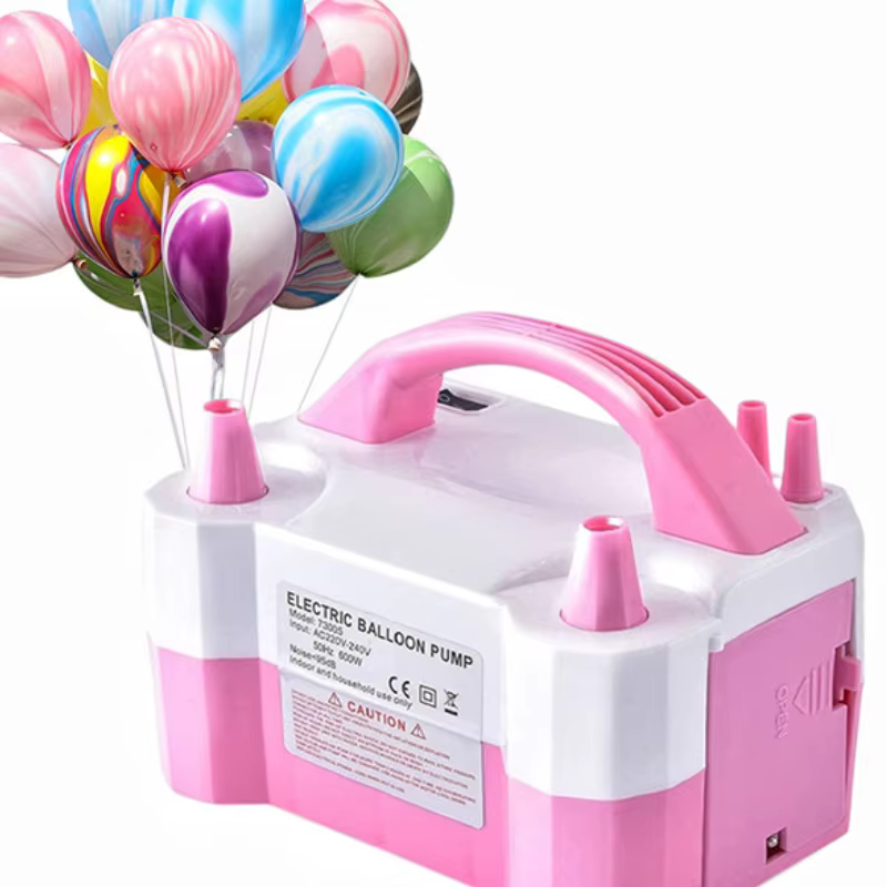Pompe à ballons électrique pour la décoration de la pièce - Gonflez 2 ballons simultanément avec des modes rapide et lent pour la décoration de fête