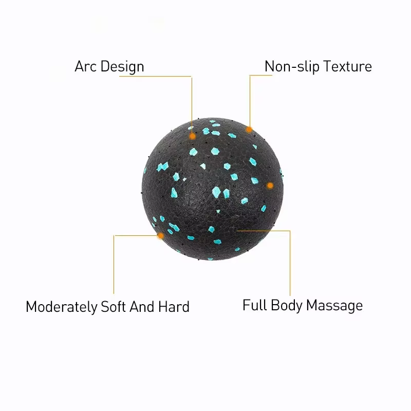 Liquidation vente-EPP Yoga bloc de mousse ronde petite boule thérapie de Massage exercice de Relaxation musculaire profonde Fitness pour le cou taille pieds