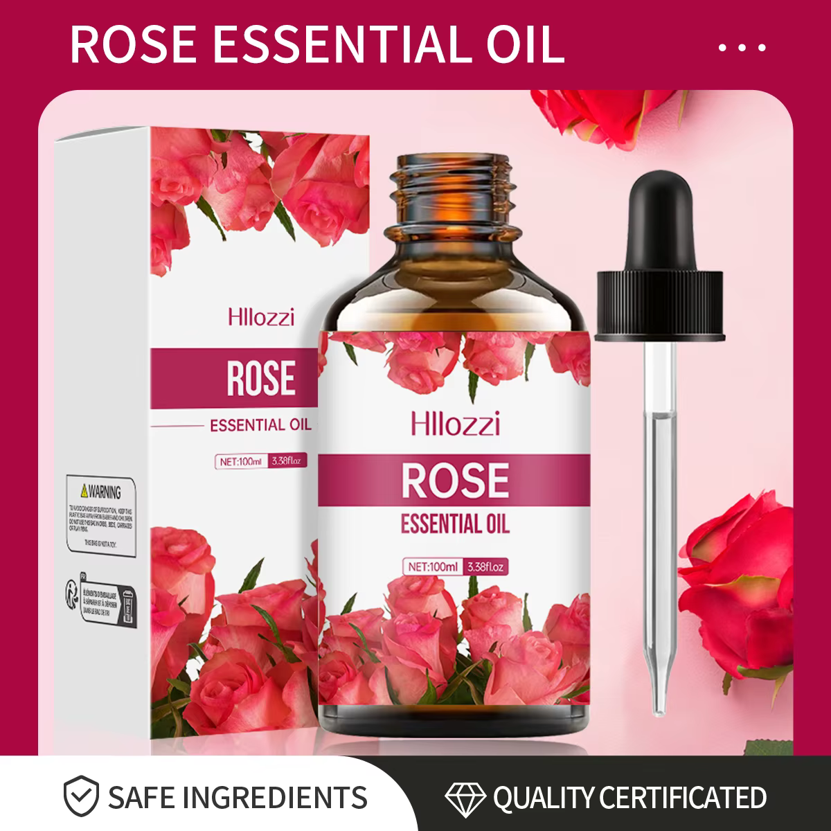L'huile essentielle de rose convient au massage