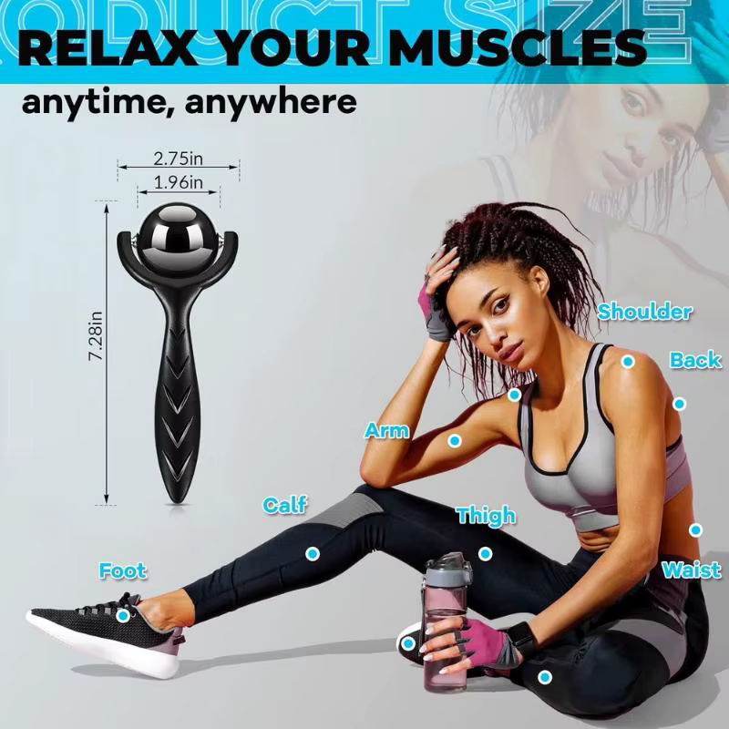 Rouleau de boule de massage – pour les tissus profonds et les muscles douleurs
