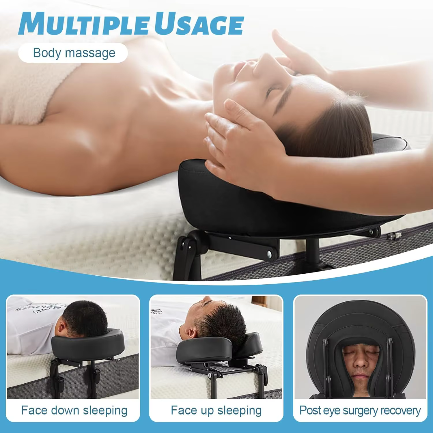 Appui-tête de massage pour lit