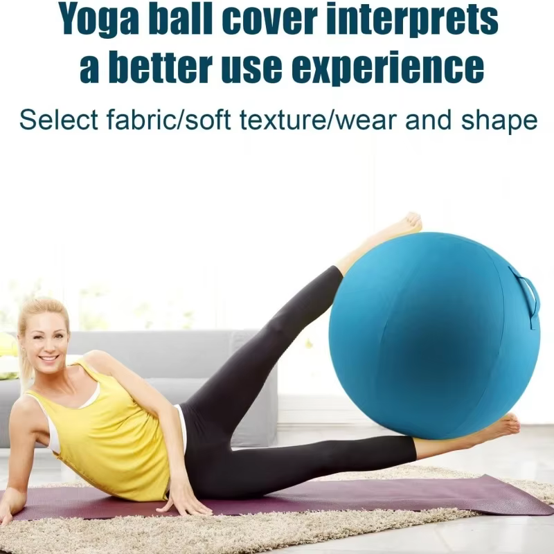 Juste de protection anti-dérapante en coton pour balle de Yoga 65cm