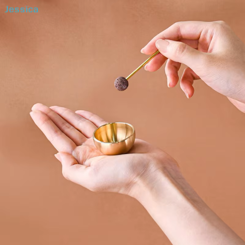 ♥ Diffuseur portatif d'huile essentielle de bol sonore de méditation pour le Yoga