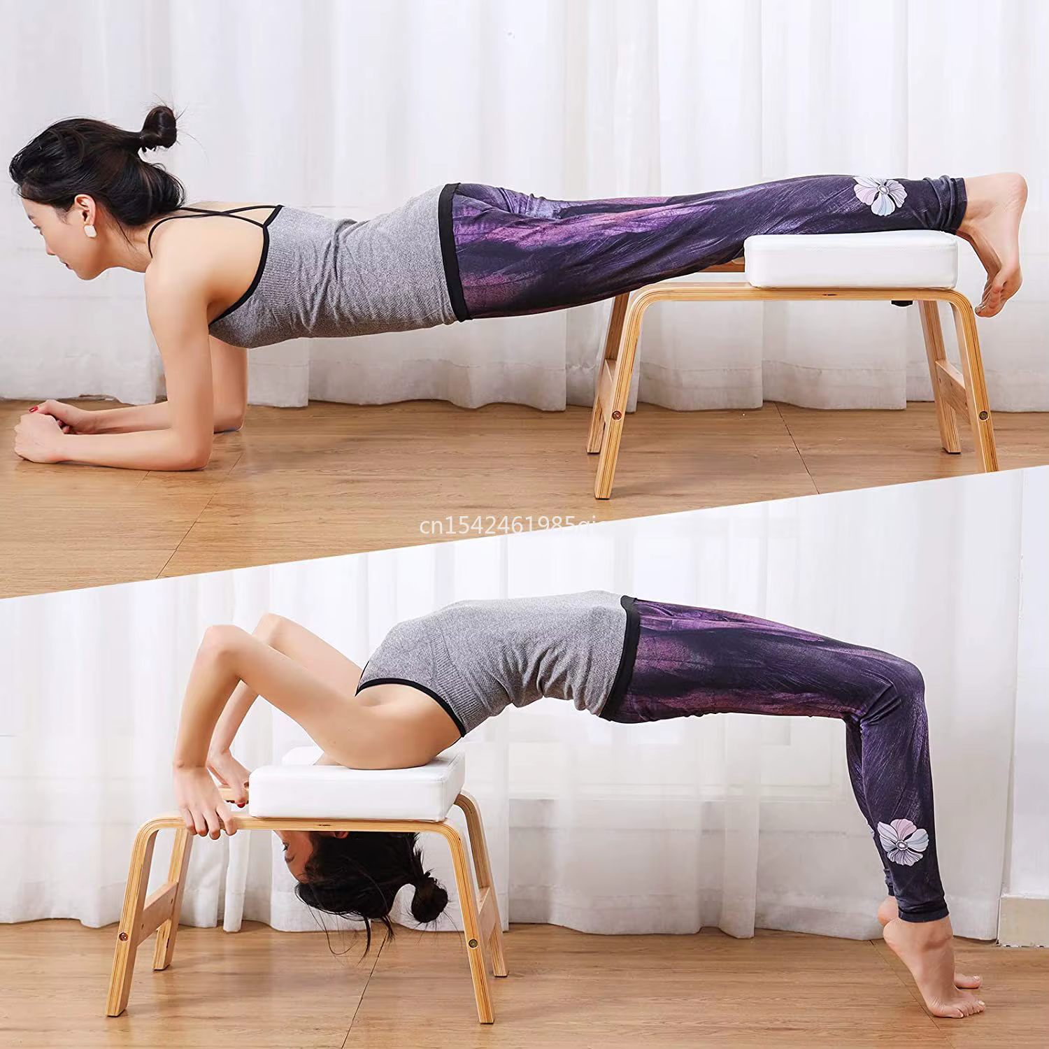 Chaise inversée, banc de tête de Yoga