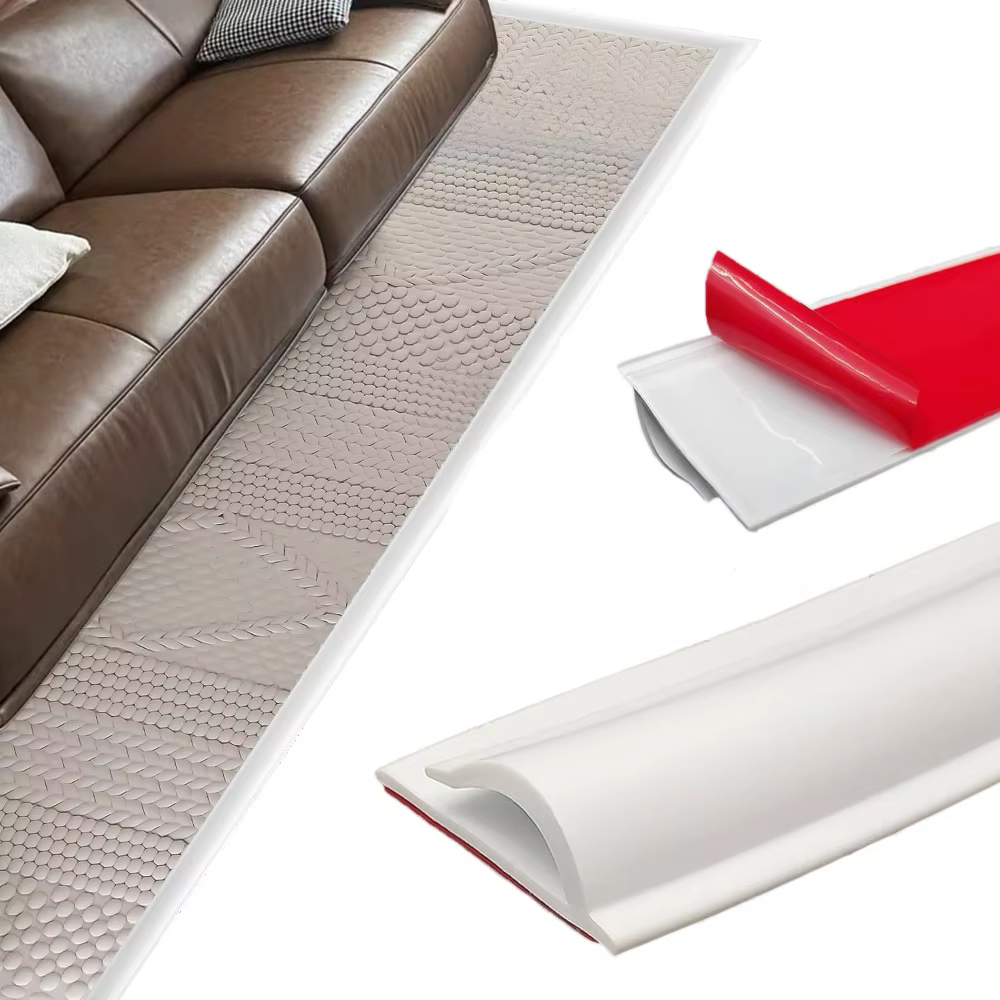 1 pièce Bande de finition de tapis auto-adhésive flexible de 1M/2M
