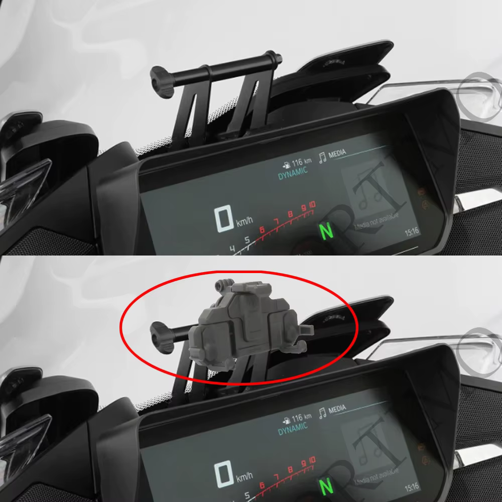 Support de charge de téléphone portable pour BMW R 1250 RT, R1250RT, 2021, 2022, 2023, équipement de navigation GPS, support rapide, accessoires, nouveau