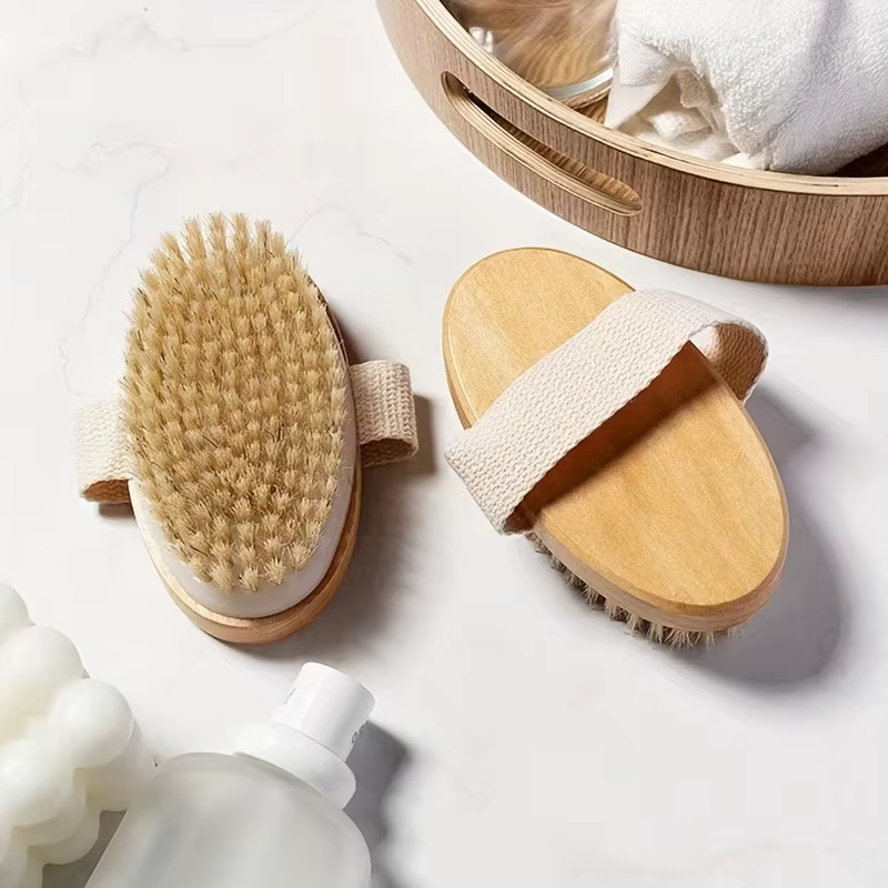 Brosse SPA à poils naturels pour le corps