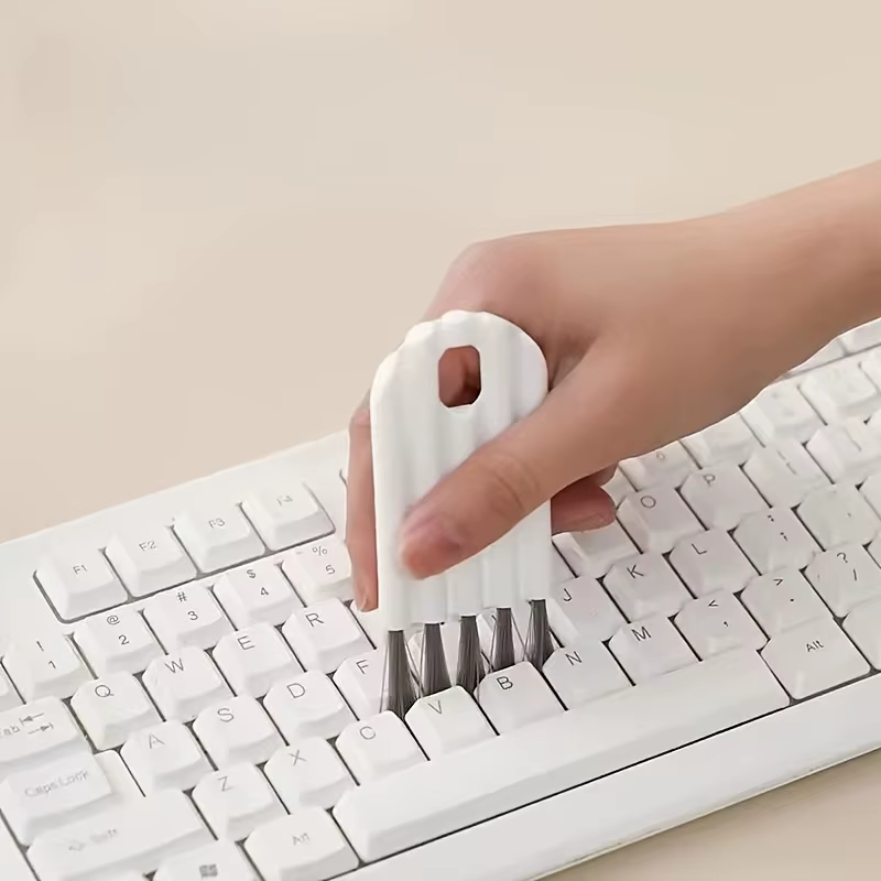 Ensemble d'accessoires pour clavier comprenant 2 supports de clavier + 1 brosse de nettoyage, support inclinable ergonomique pour bureau à domicile