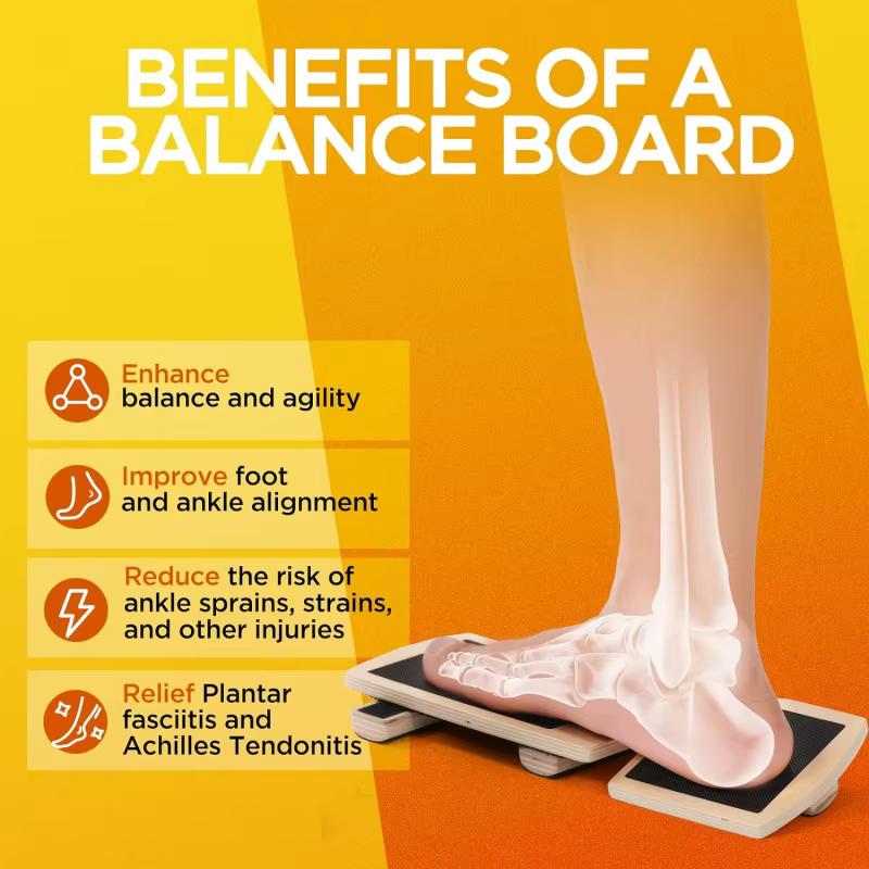 Planche d'équilibre de rinçage pour l'entraînement au Pilates