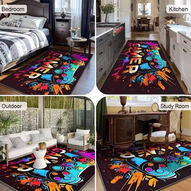 Tapis minimaliste moderne pour salon
