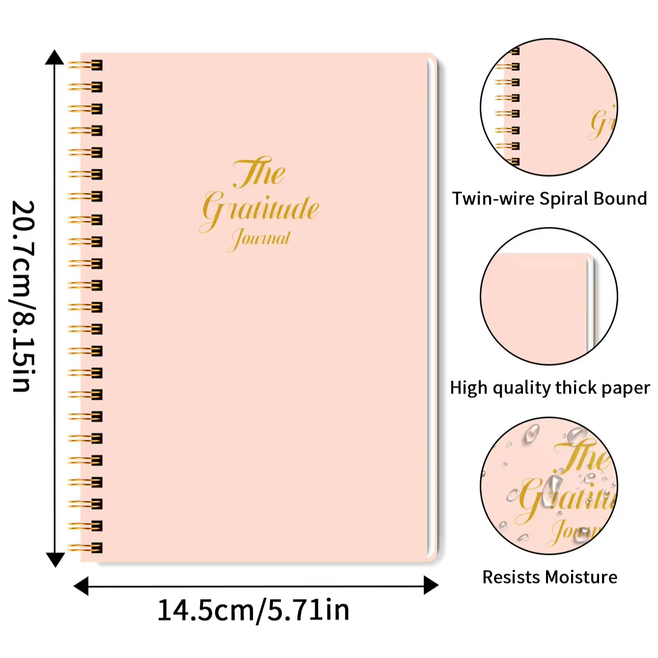 Journal de gratitude A5