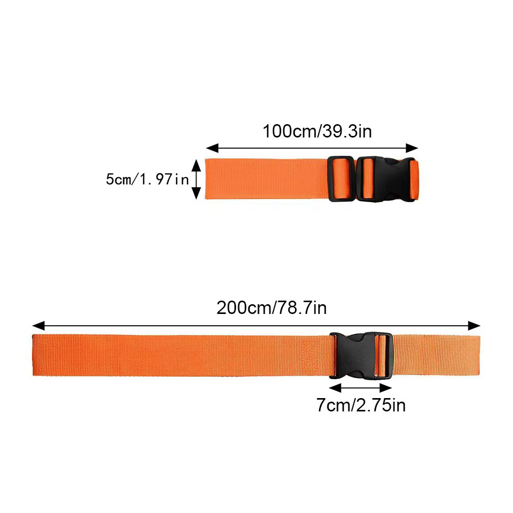 Sangles de sécurité pour bagages, un mot, sangle de bagage, emballage de bagages, environnement réglable, accessoires de voyage
