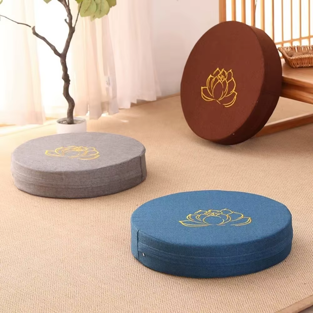 Coussin de méditation de Yoga de style japonais