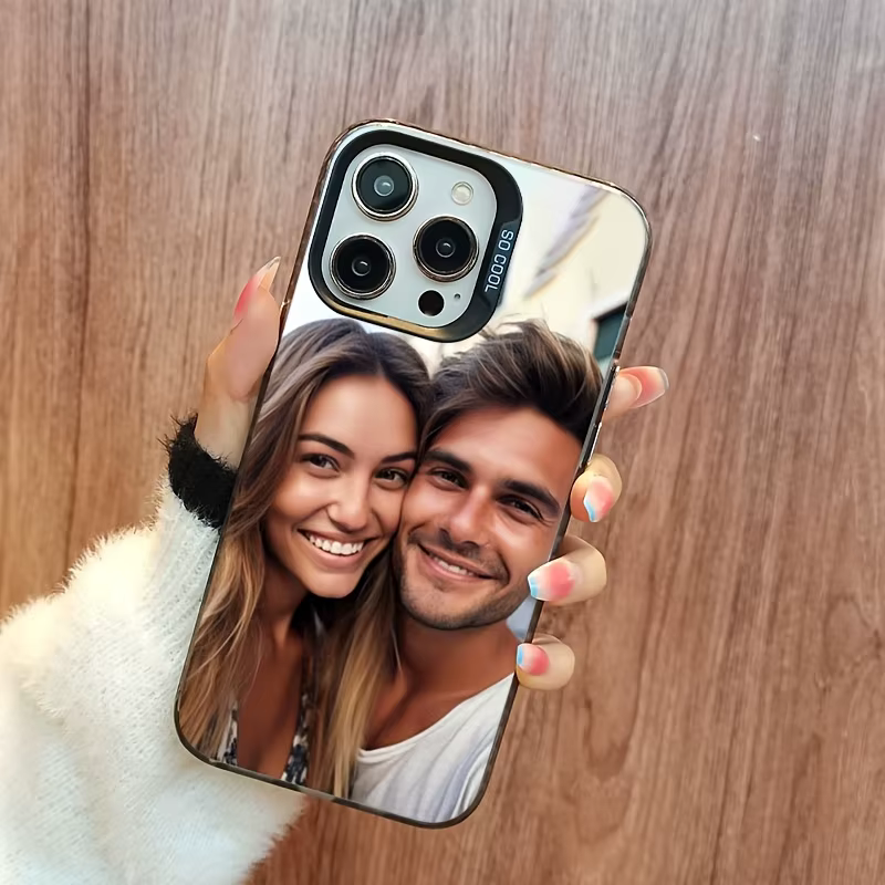 Coque arrière antichoc IMD personnalisée, design photo, pour iPhone 16 15 14 13 12 11Pro Max Mini SE 2020 2022 XS XR 7 8 Plus