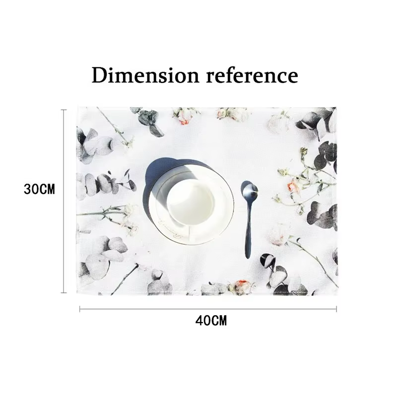 Napperons de Table géométriques de luxe modernes, lavables et imperméables, rectangulaires, pour cuisine, salle à manger et dîner