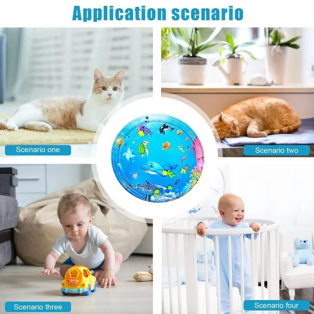 Jouet en PVC pour chat, jouets pour chat, conception de poisson flottant, utilisé avec l'eau du robinet, sens coule de l'eau, soulagement de l'ennui des chats