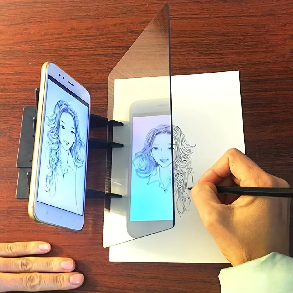 Planche à dessin optique claire, planche de traçage optique Portable, planche à dessin d'image, projecteur de dessin, planche de peinture optique