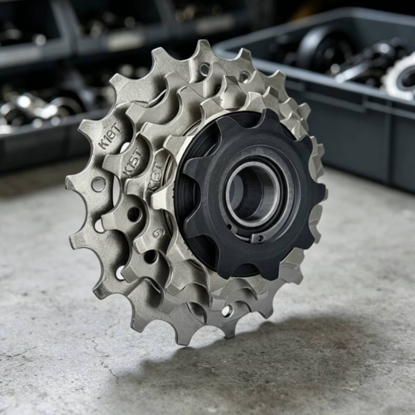 Pignon libre de vélo 5 vitesses à conception intégrée, pignon libre 5 vitesses à filetage, axe de 12 mm, pièce de transmission à filetage haute précision